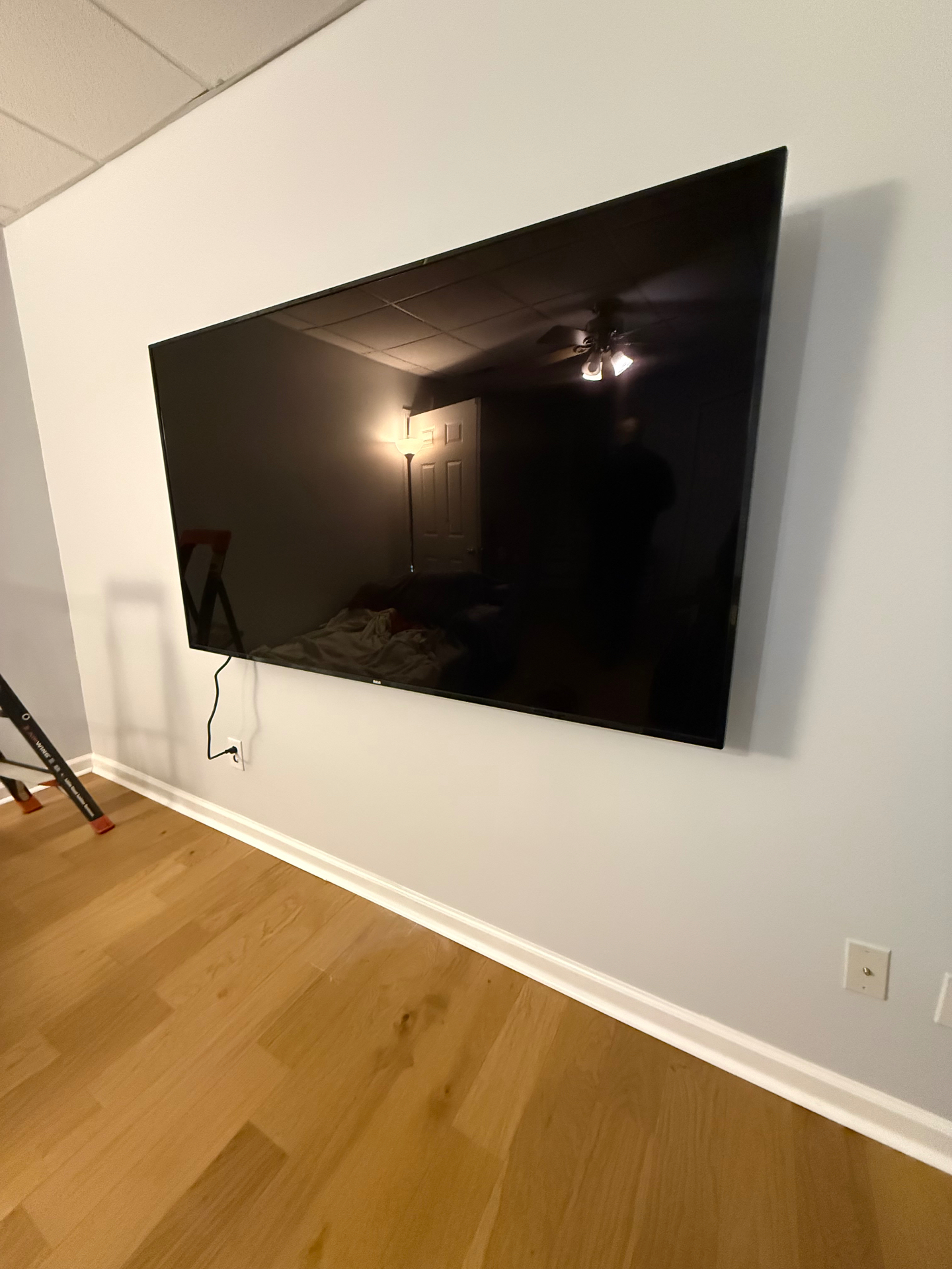 75-inch Full Motion TV installation on Drywall in Bremen, GA