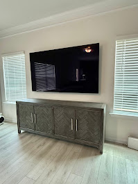 70-inch Full Motion TV installation on Drywall in Acworth, GA