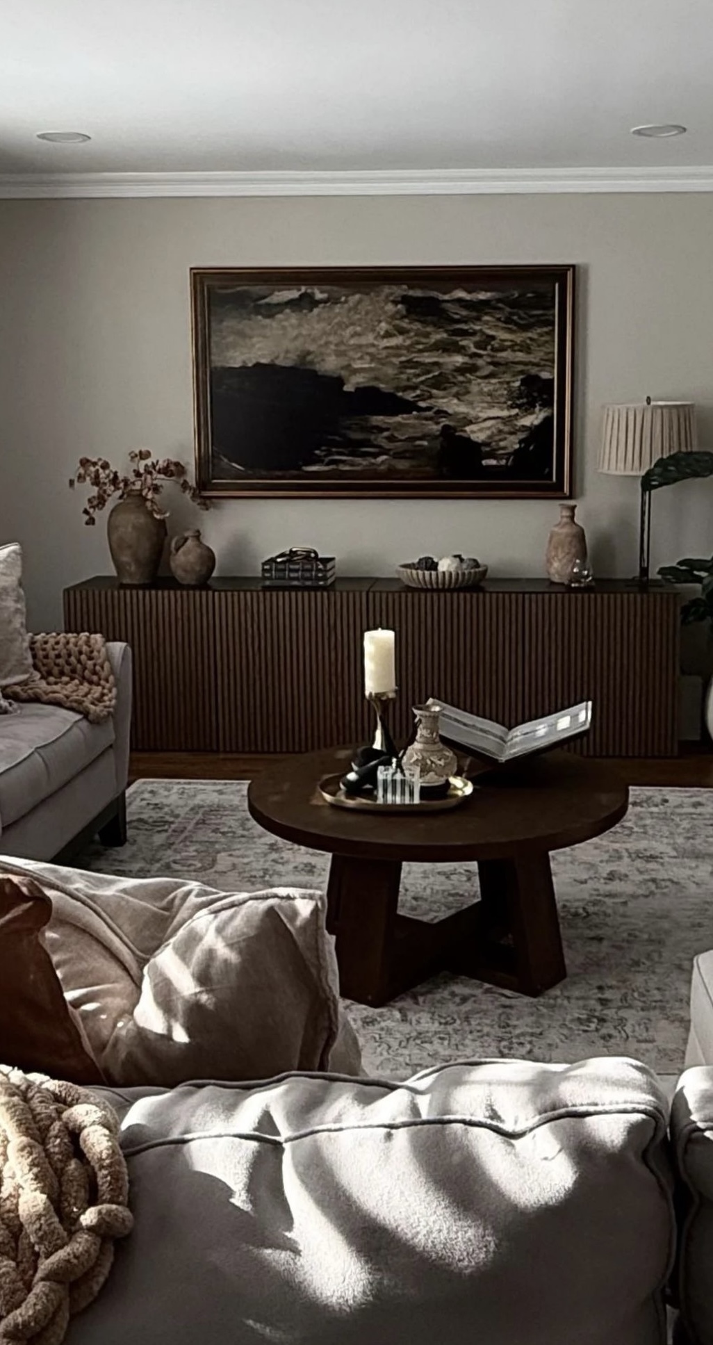 65-inch Frame Mount TV installation on Living Room Drywall in Alpharetta, GA