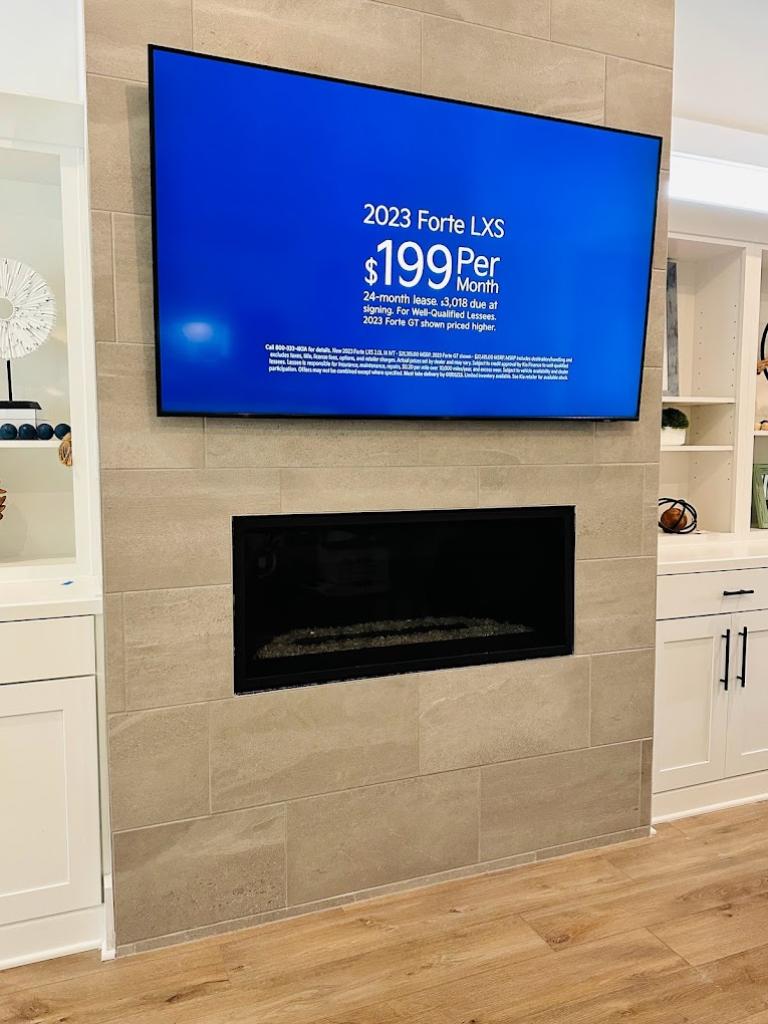 Installing TVs Above Fireplaces