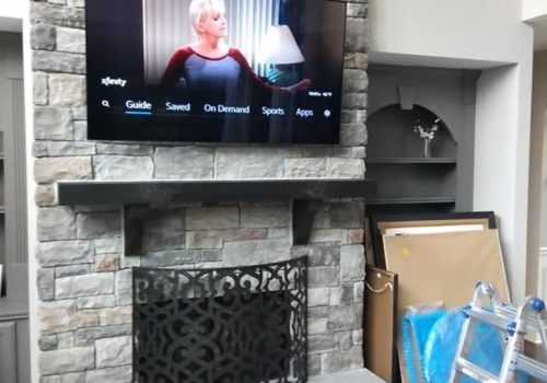 Installing TVs Above Fireplaces