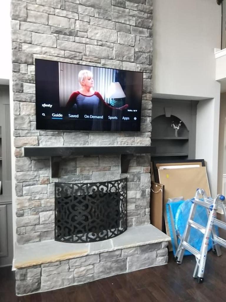 Installing TVs Above Fireplaces