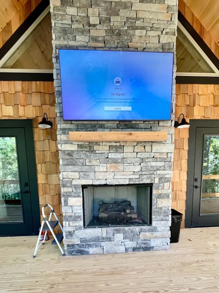 Installing TVs Above Fireplaces