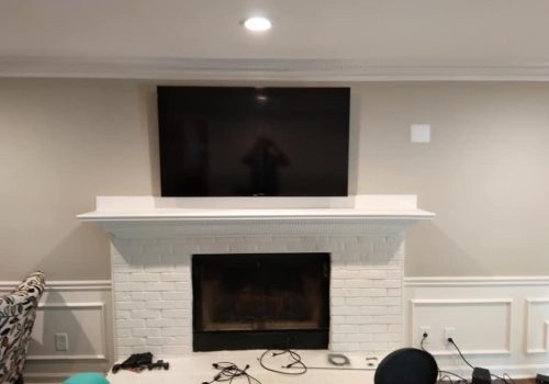 Installing TVs Above Fireplaces