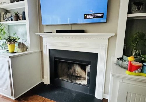 Installing TVs Above Fireplaces