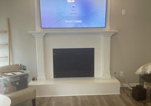 Installing TVs Above Fireplaces